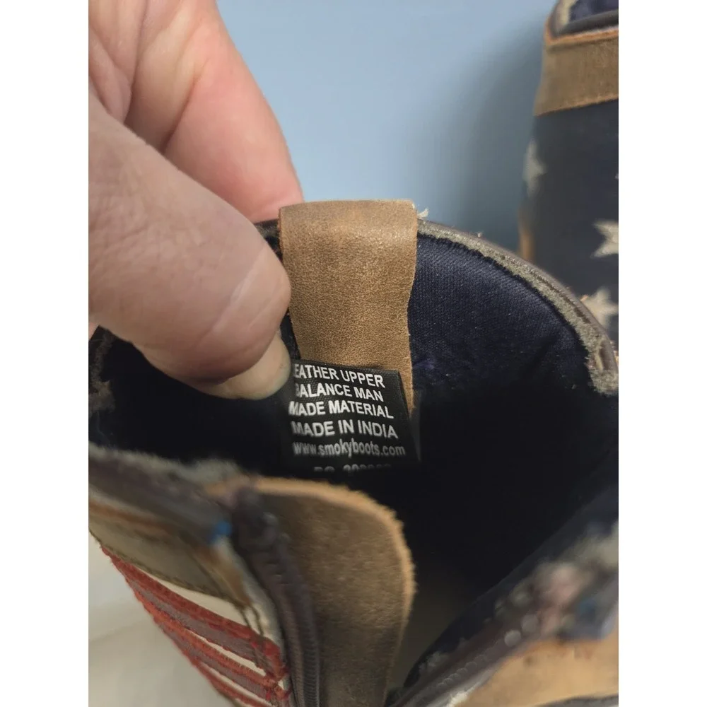 SMOKY MOUNTAIN BOOTS Toddler Stars And Stripes Size 5R Western Boots